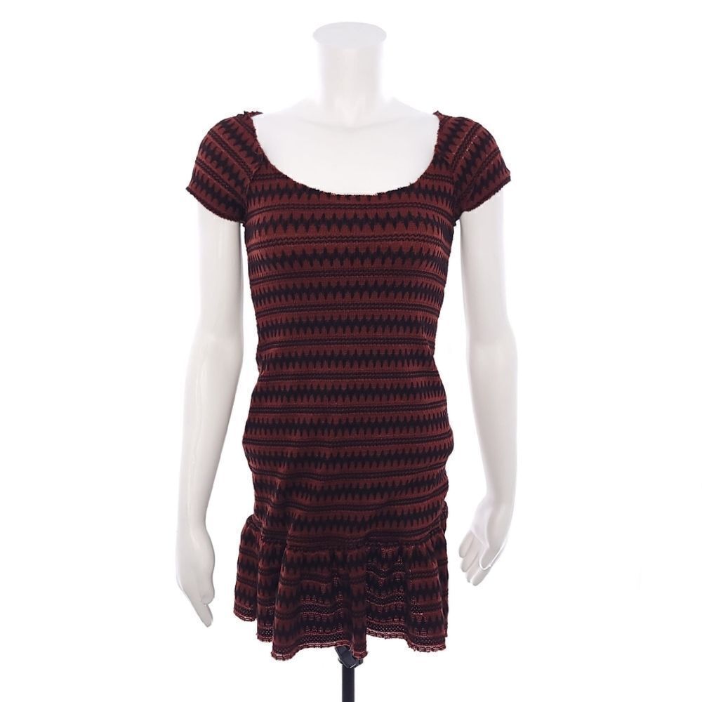 Free People Textured Mini Dress Womens Size XS